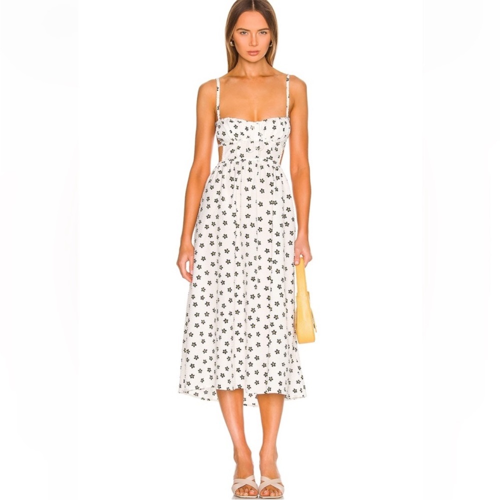 For Love And Lemons Brenda Midi Dress